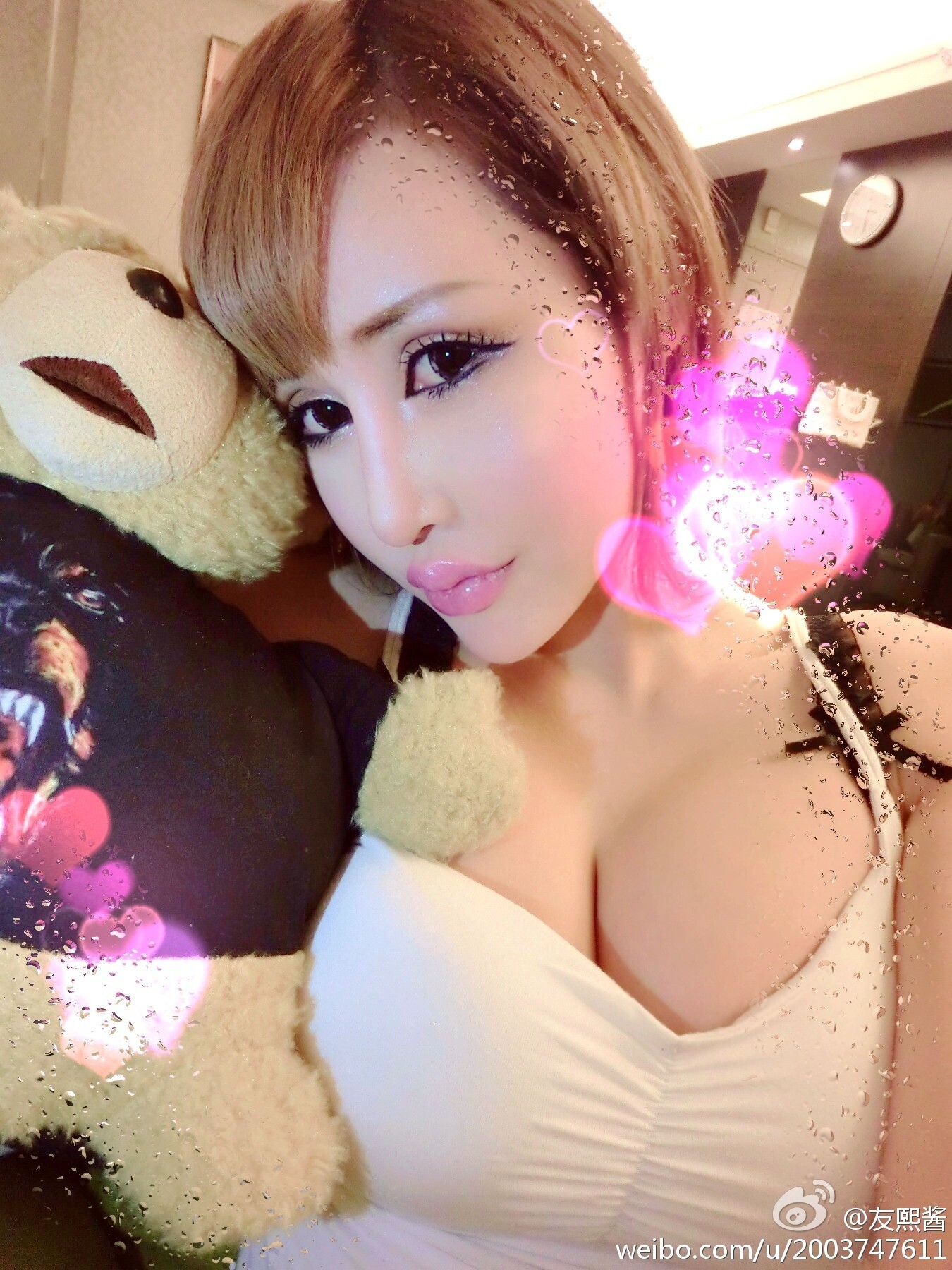 G罩美胸 火爆的辣子 友熙酱 微博自拍破解私密图片 1